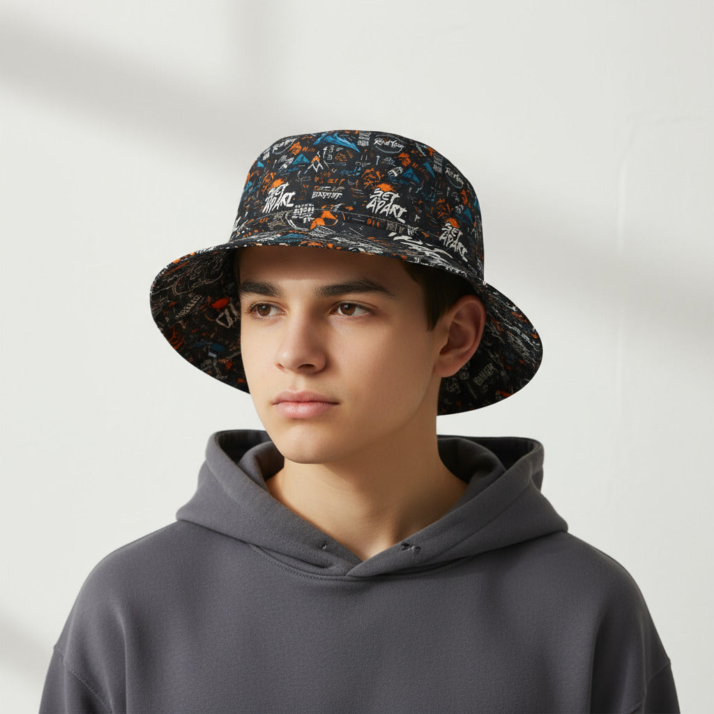 Set Appart Hat - Colorful Graphic Bucket Hat - Set Apart Design