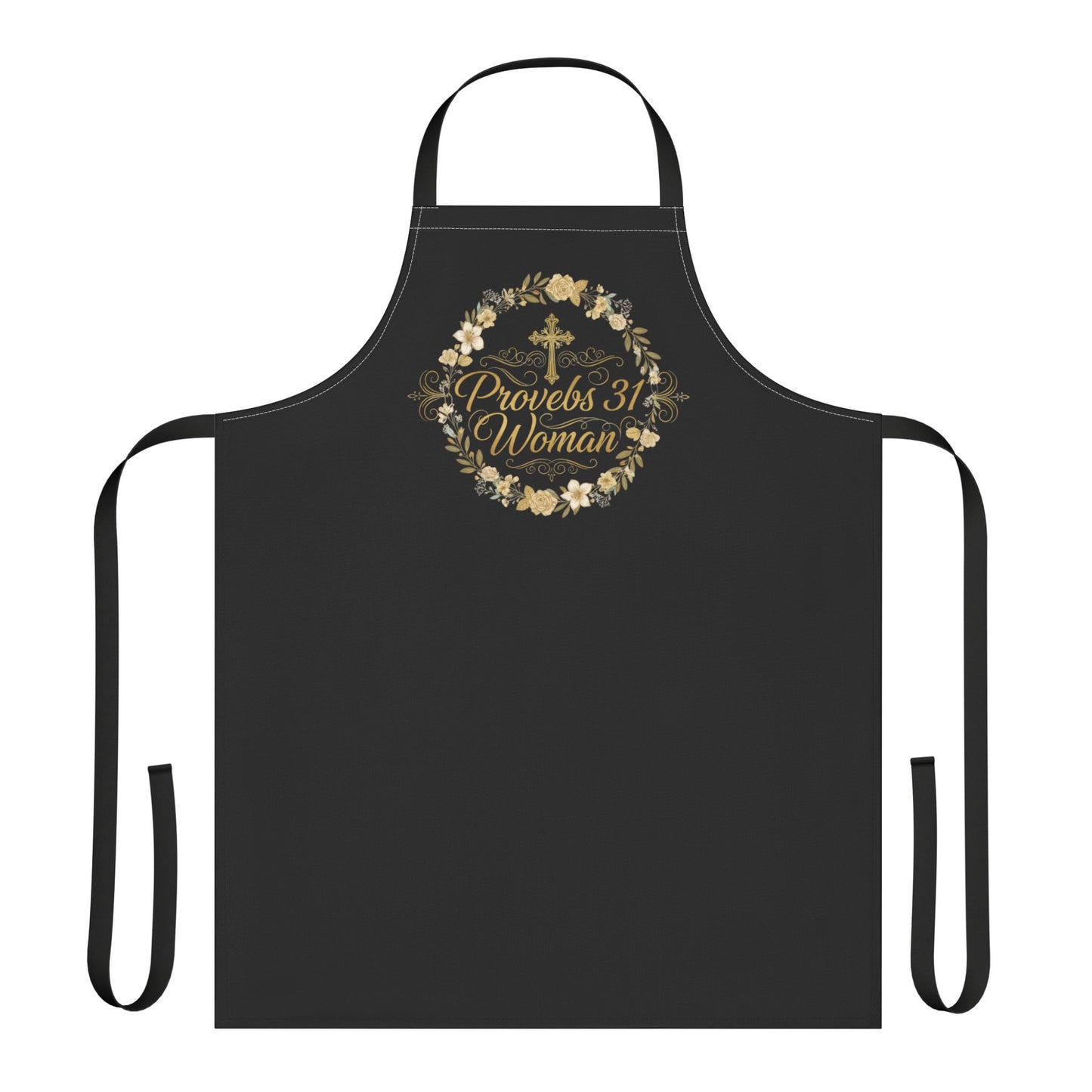 Proverbs 31 Woman Floral Cross Apron