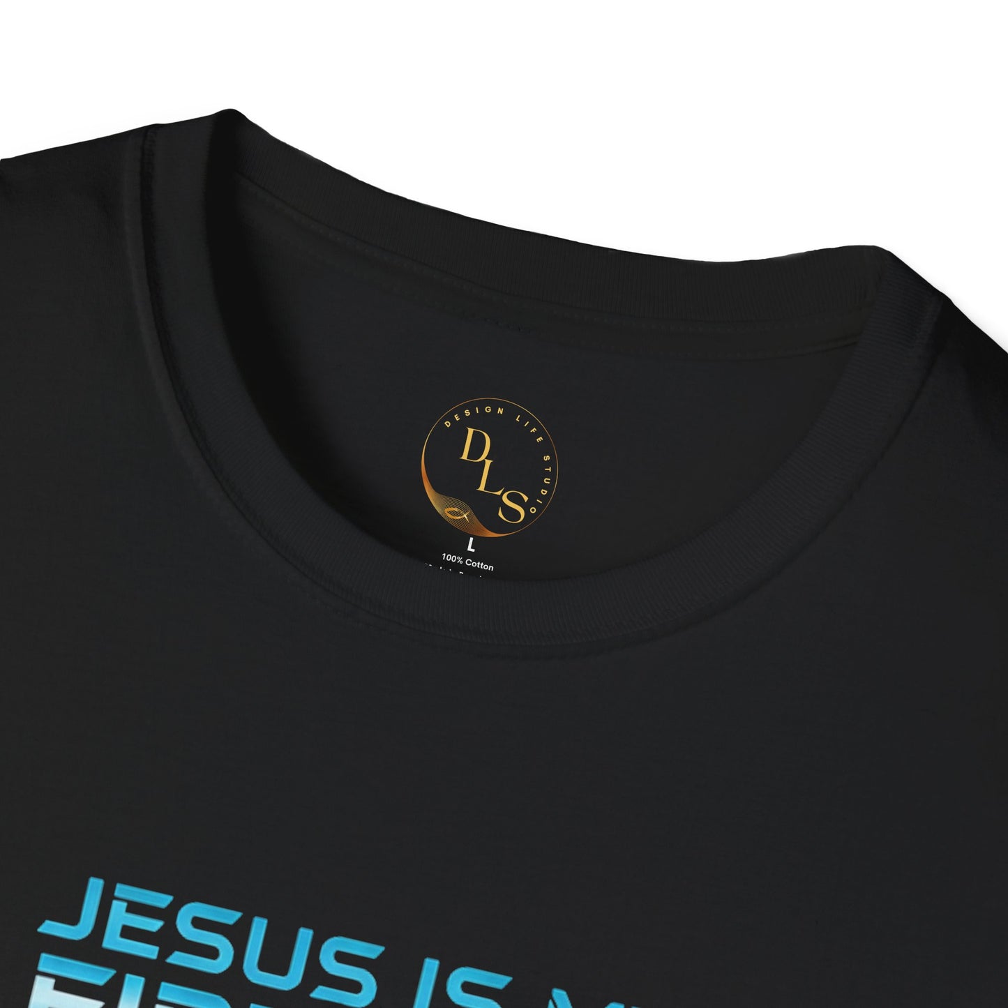 Jesus Is My Firewall T-Shirt | Christian Shield Cross Design