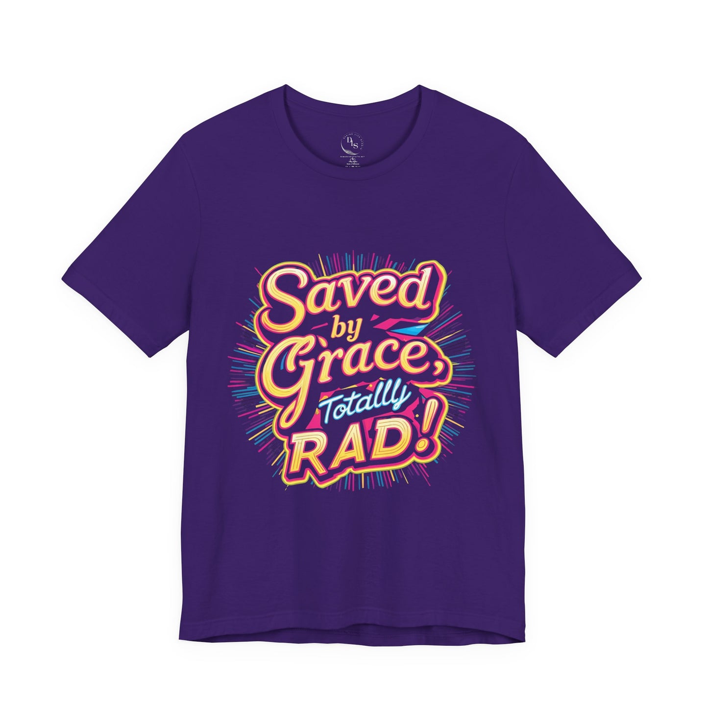 Saved by Grace Totally Rad. Jersey Short Sleeve Tee
