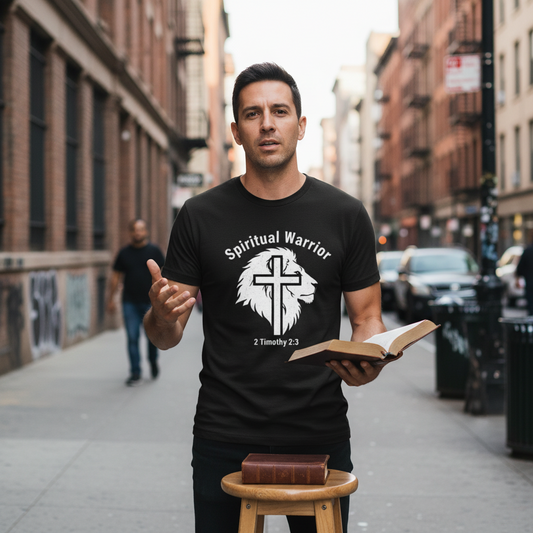 Spiritual Warrior Lion T Shirt Short Sleeve Tee