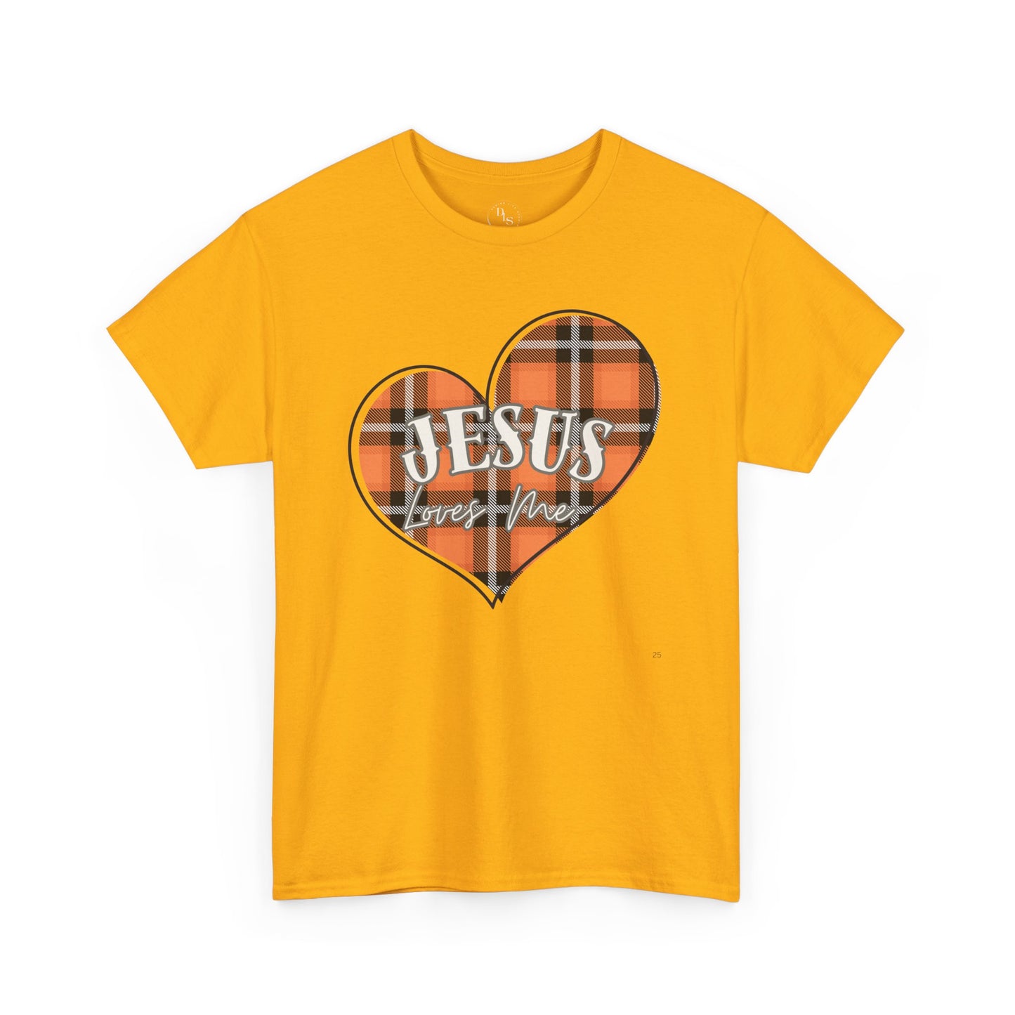 Jesus loves me Heart - Heavy Cotton Tee