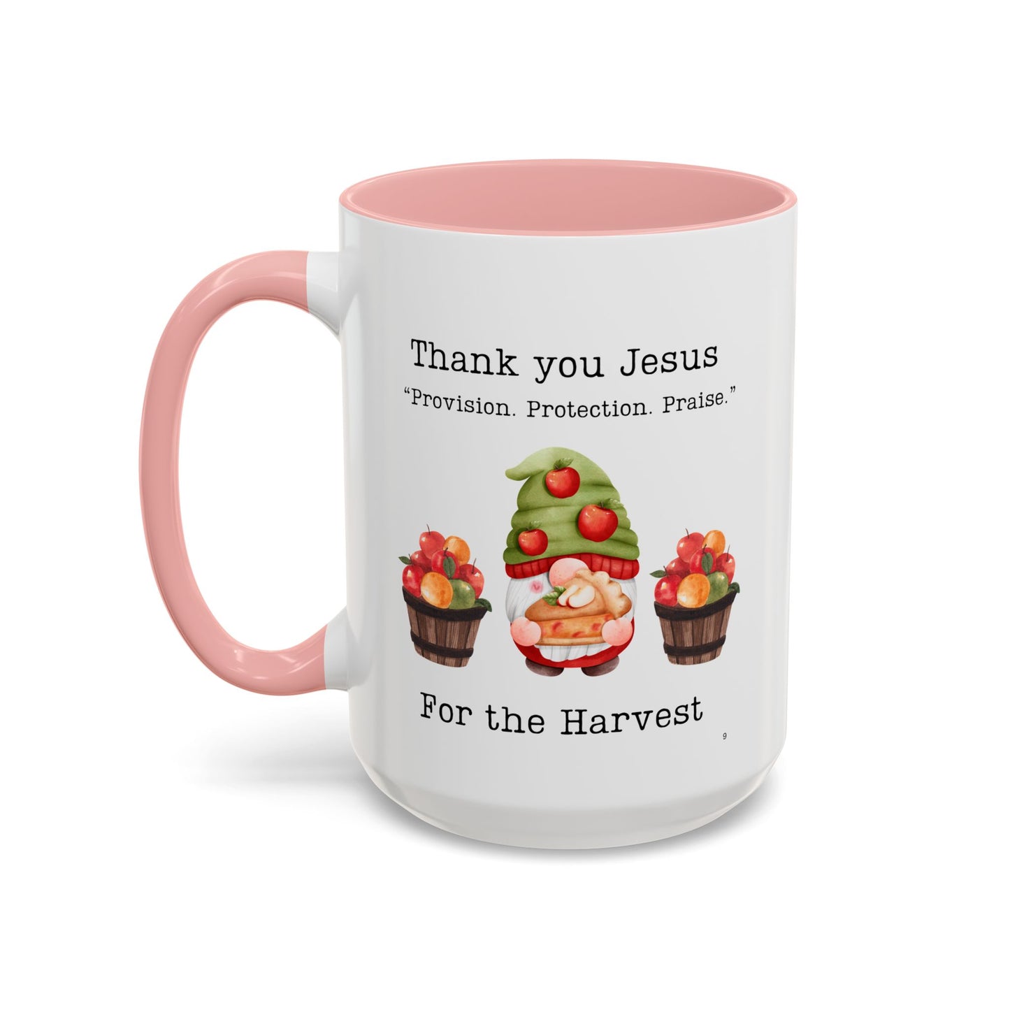 Thank You Jesus Harvest Coffee Mug - Inspirational Gift, Religious Mugs for Thanksgiving, Fall Decor, Kitchen Supplies, Christian Gifts