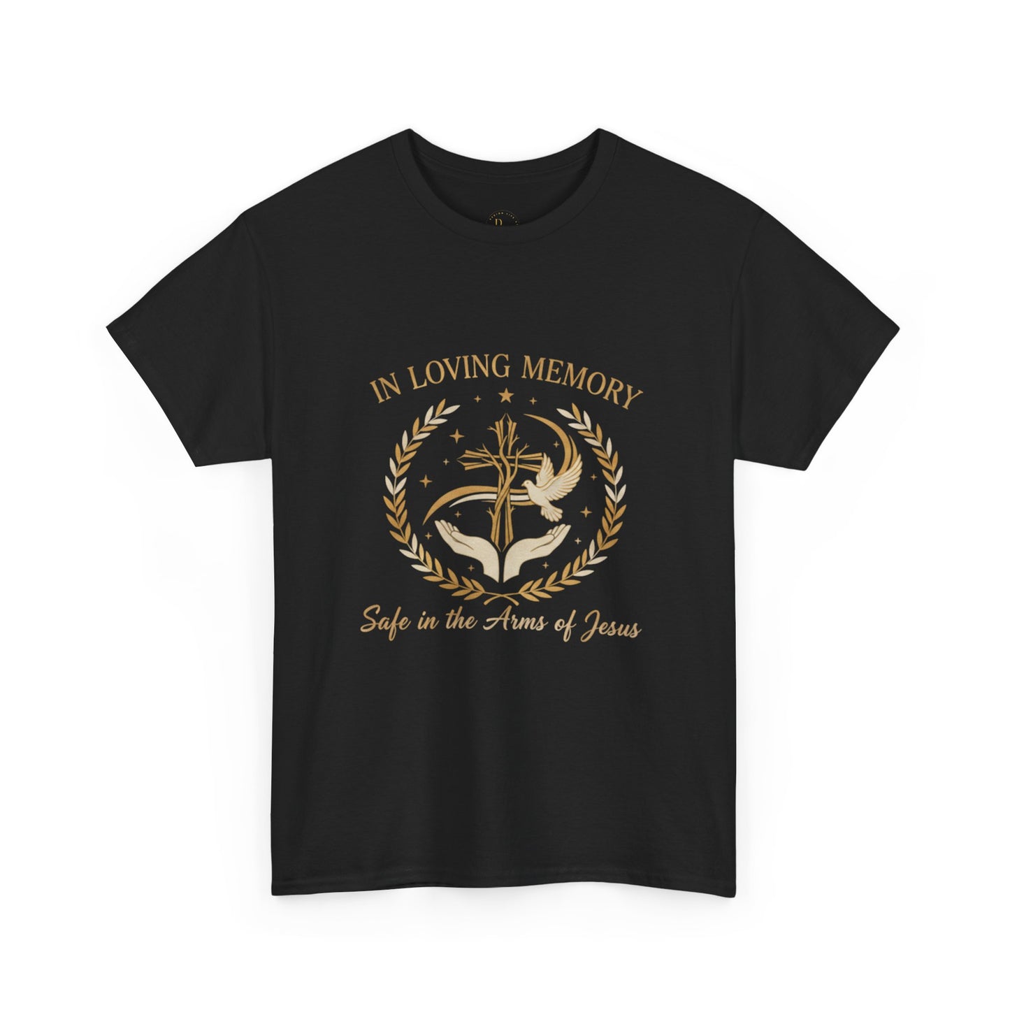 Memorial Cross Tee — "In Loving Memory" Tribute Shirt