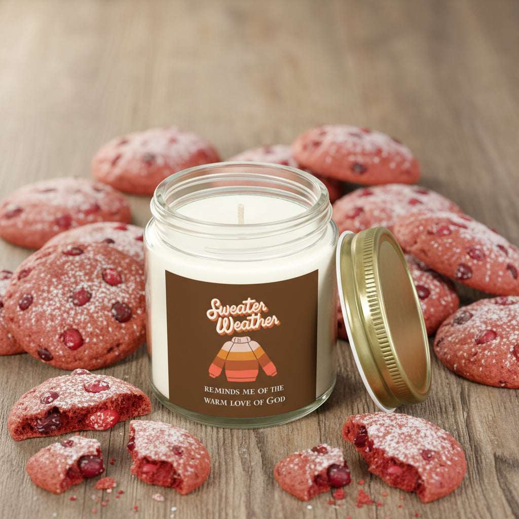 Coconut Apricot Scented Candle - Cozy Fall Vibes, Perfect Gift for Home, Aromatherapy, Relaxation, Winter Decor, Seasonal Candle