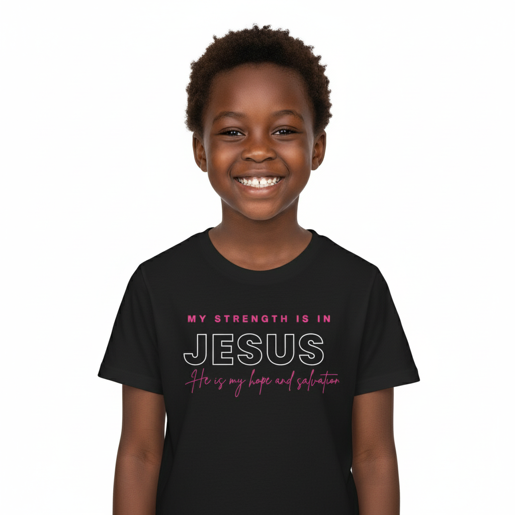 My strength is in Jesus - Short Sleeve Tee