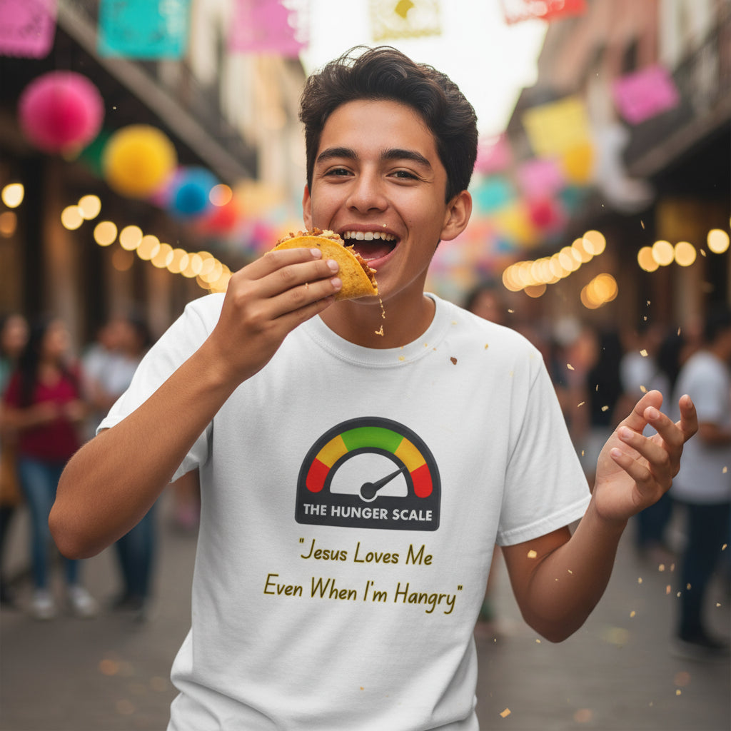 Jesus a loves me even when I am hangry. Gift personal t shirt.