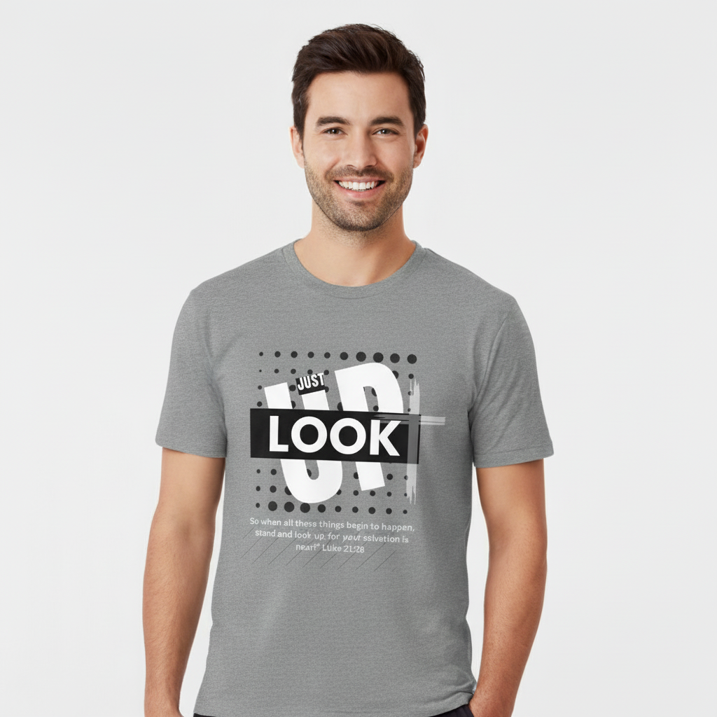 Look up for your redemption is near - Jersey T-shirt
