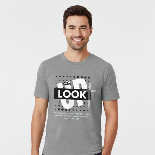 Look up for your redemption is near - Jersey T-shirt