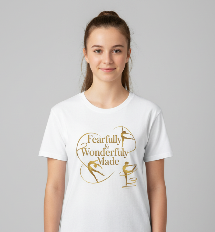 Fearfully & Wonderfully Made T-Shirt — Inspirational Dance Christian Tee