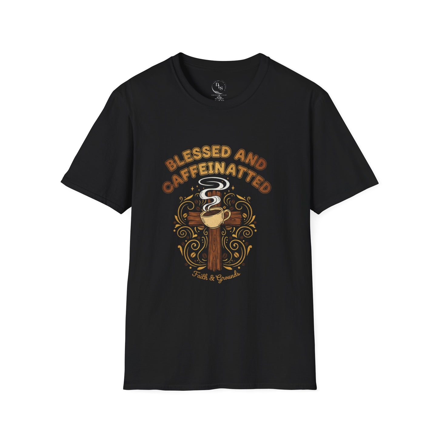 T-Shirt — Blessed and Caffeinated Coffee Tee