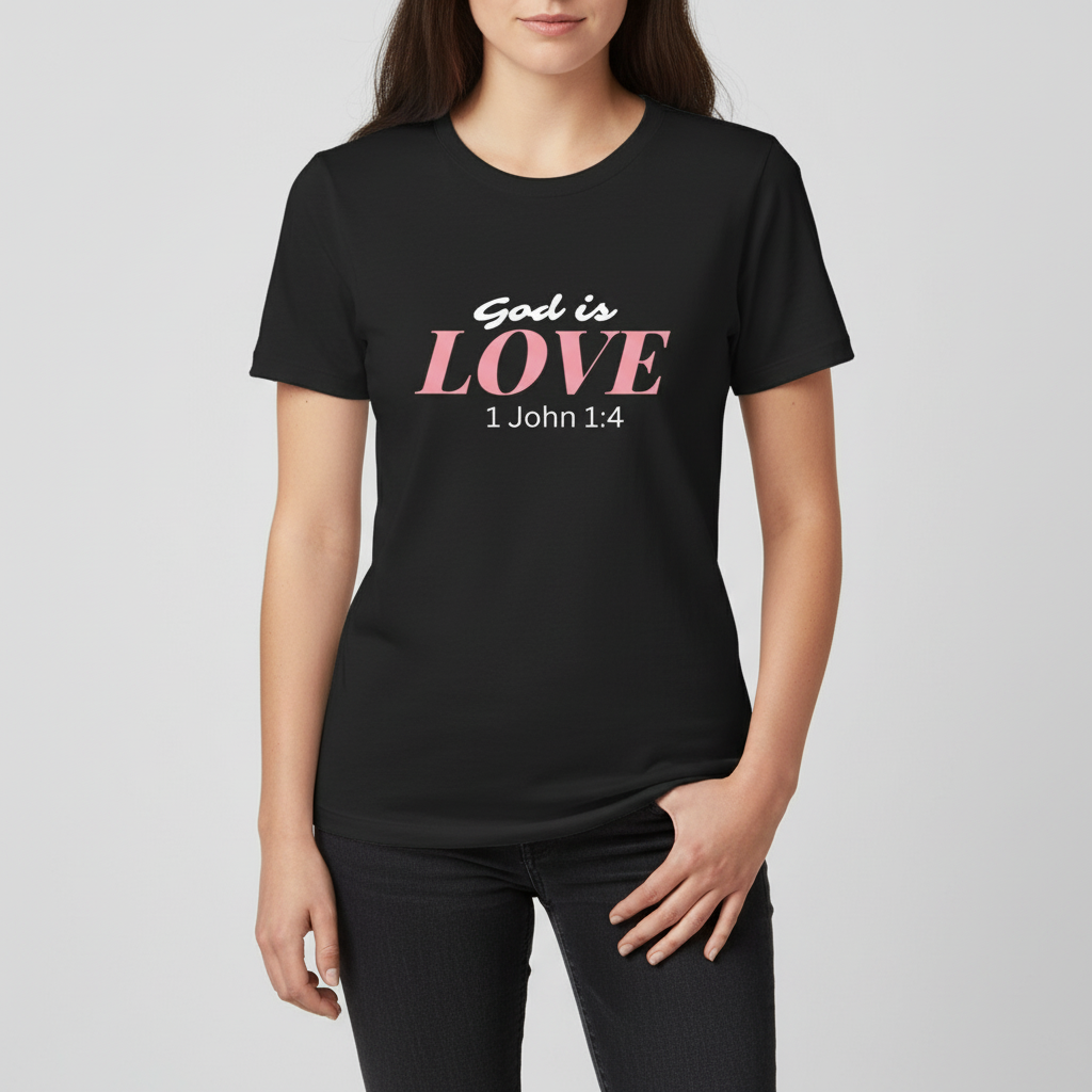 God is Love - Jersey Short Sleeve Tee