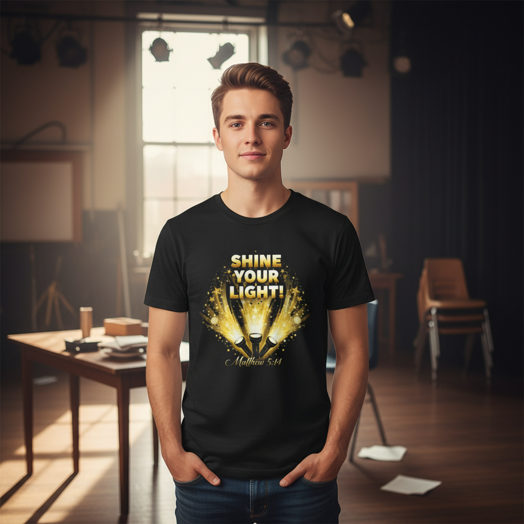 Shine your light -  Short Sleeve Tee