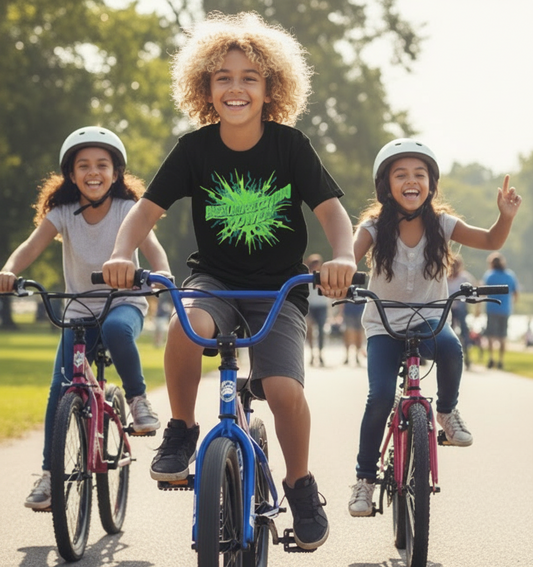 Resurrection Power T-Shirt — Neon Green Explosion Christian Graphic Tee