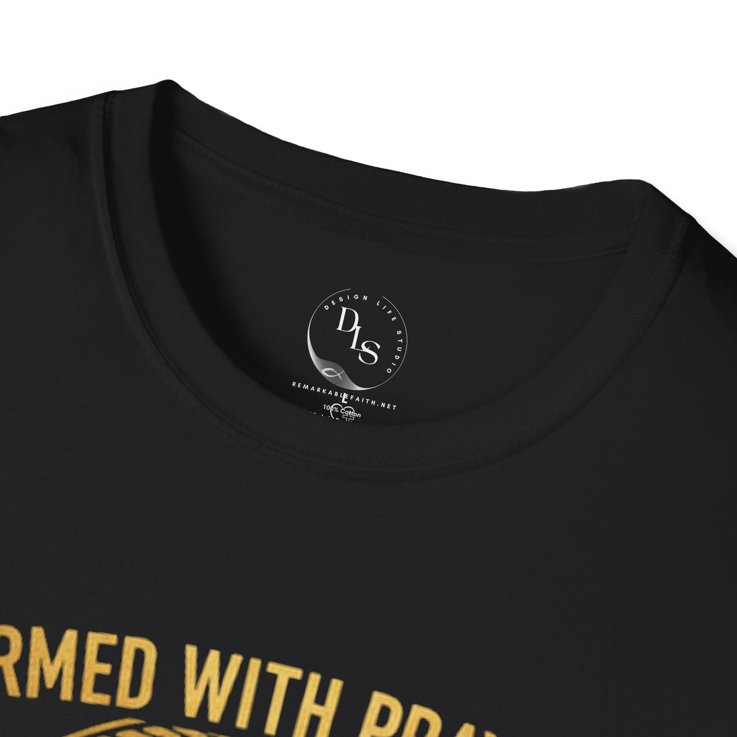 Armed With Prayer T-Shirt — Christian Faith Warrior Tee ("Dangerous on My Knees")