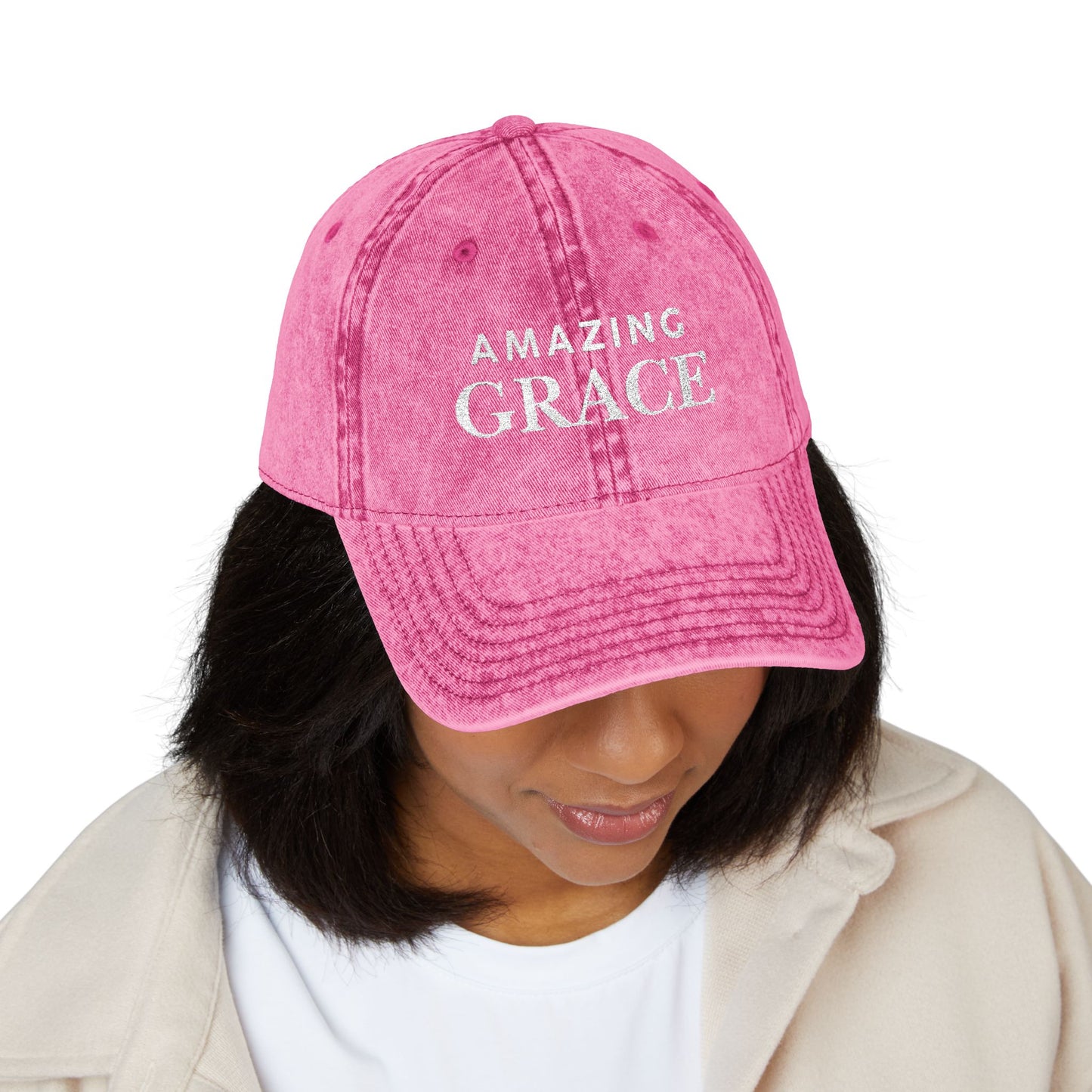 Amazing Grace Vintage Cap (Embroidery)