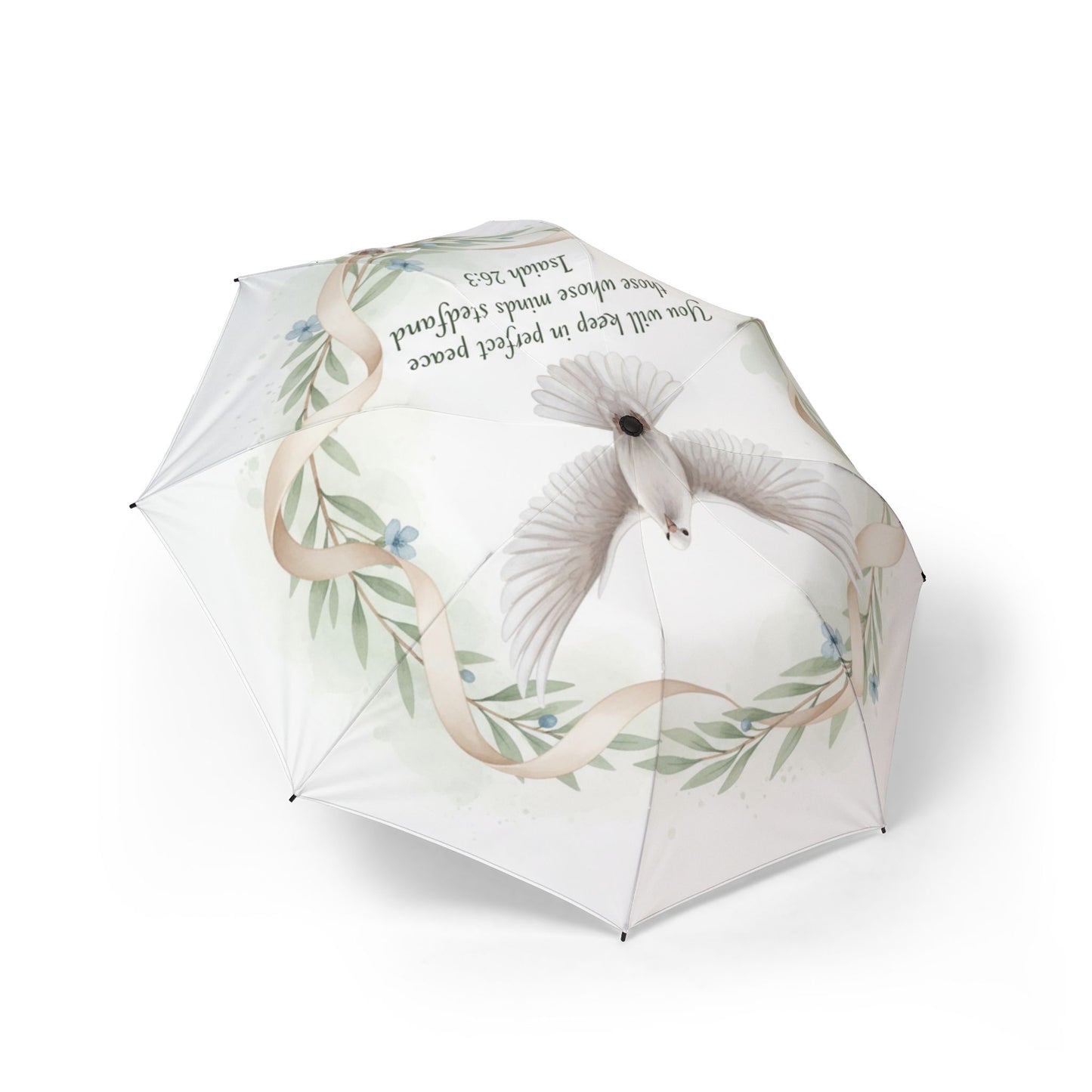 Peaceful Dove Isaugh 26:7 Umbrella
