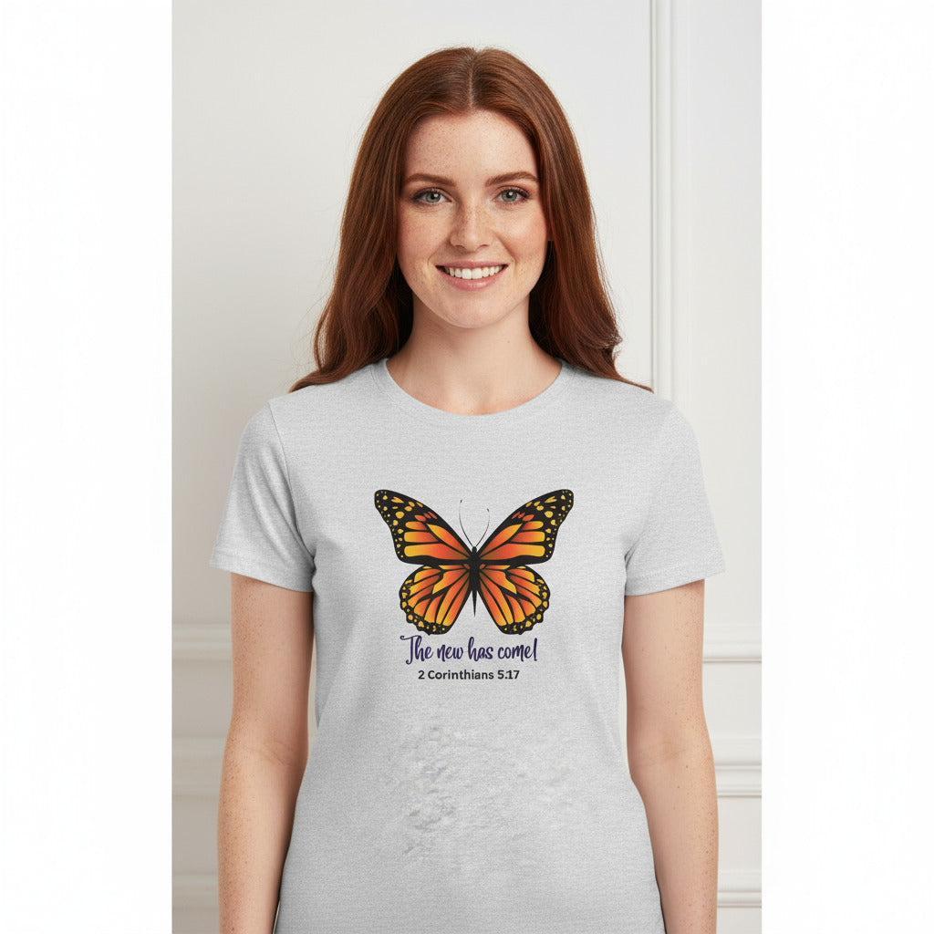 Butterfly Inspirational Tee for Women