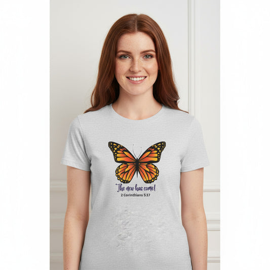 Butterfly Inspirational Tee for Women