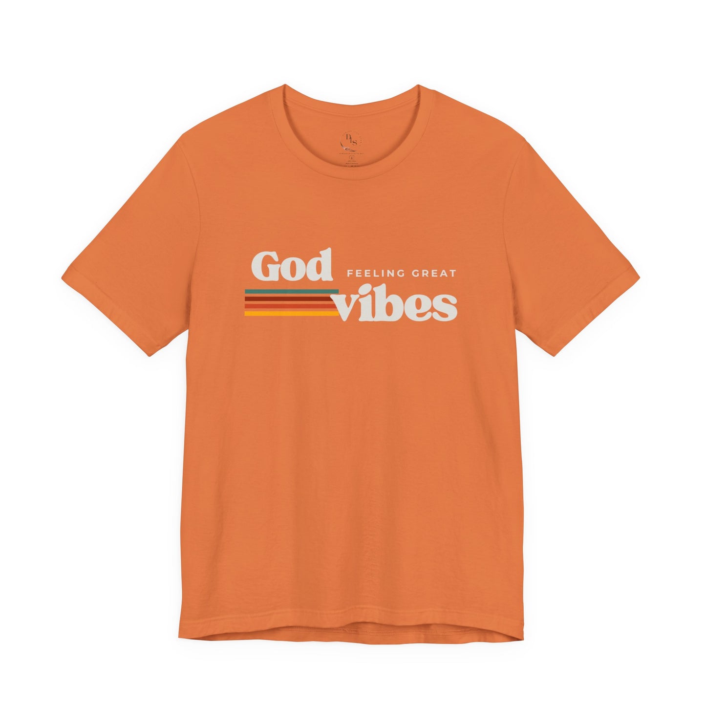God Vibes Unisex Jersey Tee, Positive Affirmation Shirt, Inspirational Gift, Spiritual Fashion, Faith-Based Apparel