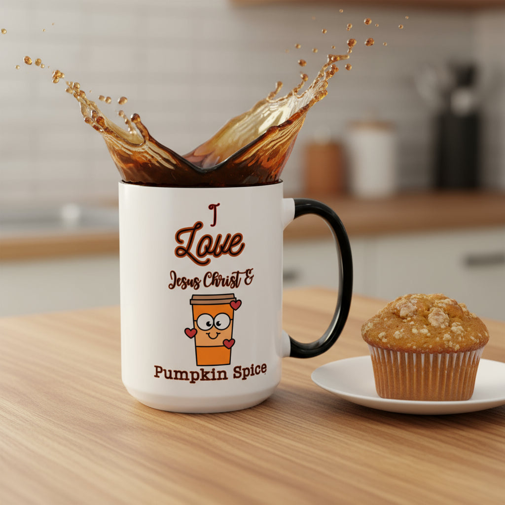 Cute Coffee Mug, Pumpkin Spice Lover Mug, Fall Mug, Gift for Coffee Lovers, Inspirational Mug