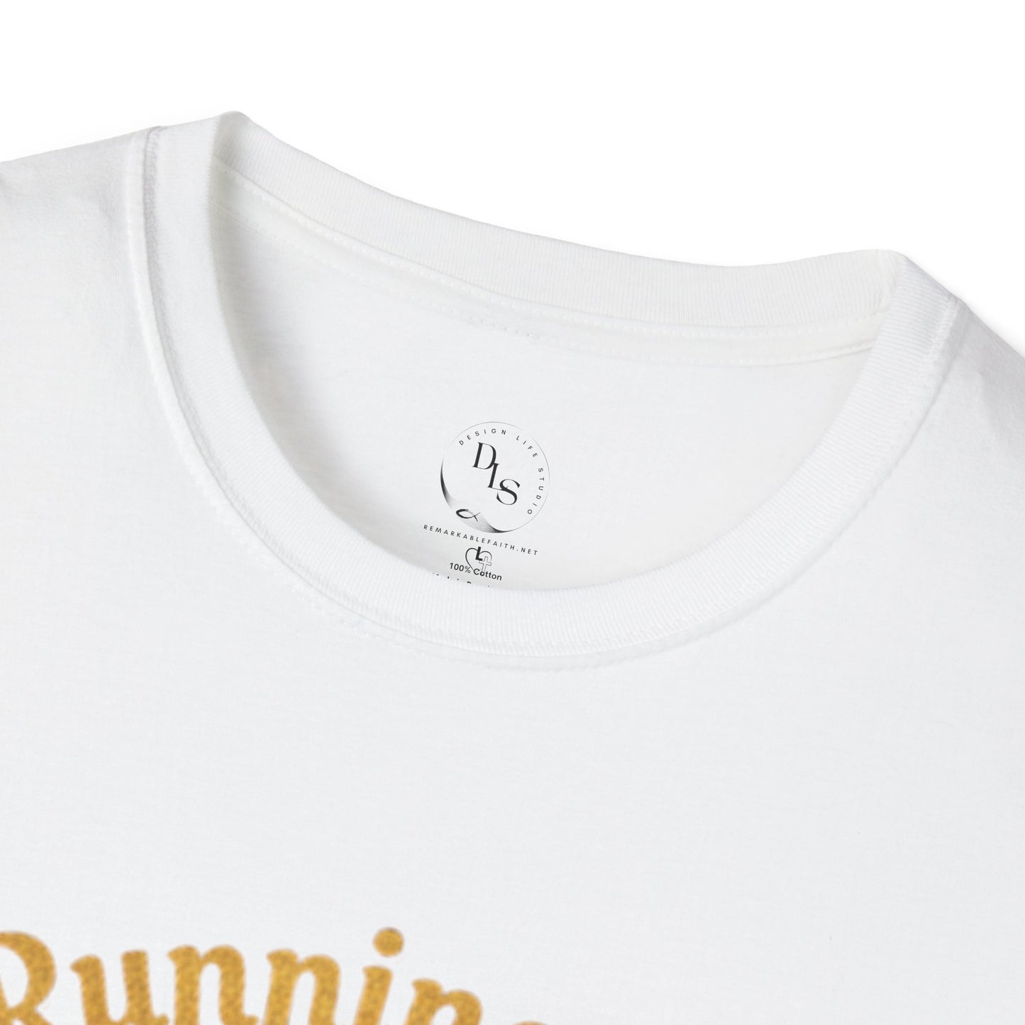 Running on Jesus & Coffee T-Shirt — Christian Faith Coffee Tee