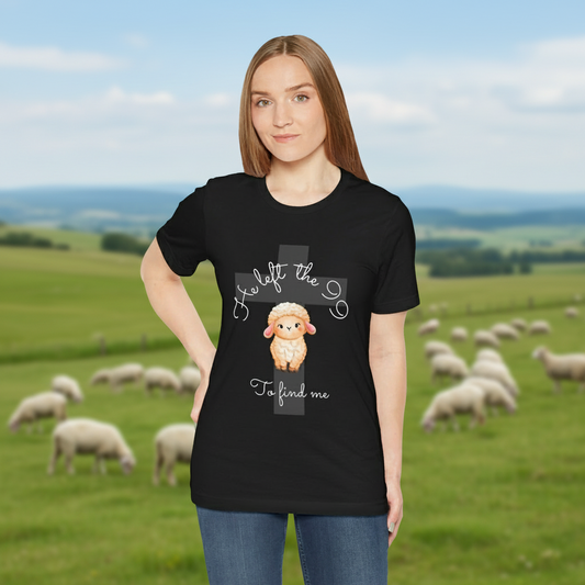 He Left the 99 Jersey Short Sleeve Tee