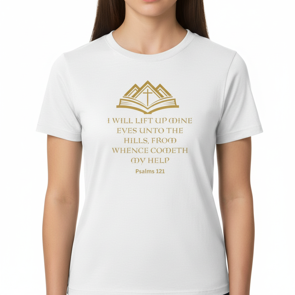 I lift my eyes up to the mountains - Tee