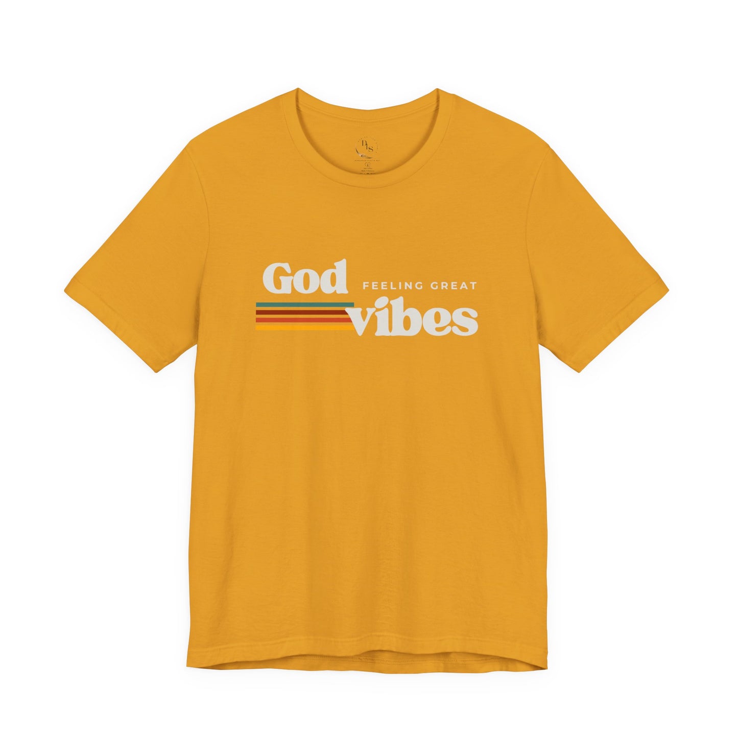 God Vibes Unisex Jersey Tee, Positive Affirmation Shirt, Inspirational Gift, Spiritual Fashion, Faith-Based Apparel