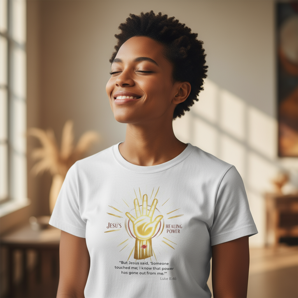 Jesus Heals T Shirt Romans 12:12