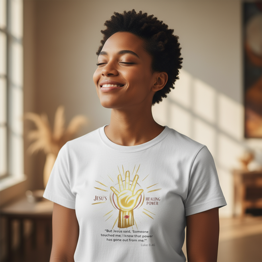 Jesus Heals T Shirt Romans 12:12