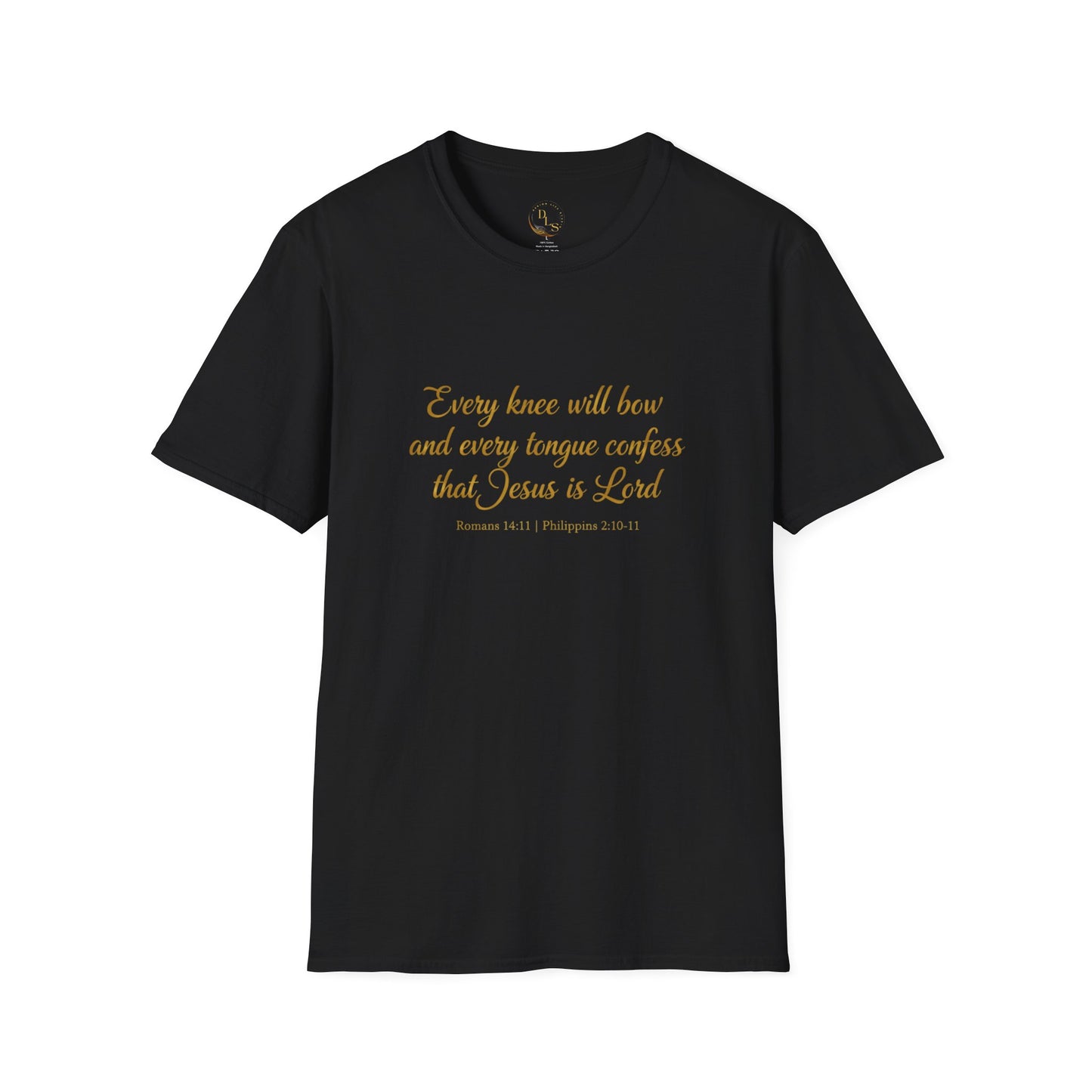 Every Knee Will Bow T-Shirt — Philippians 2:10 Christian Faith Tee