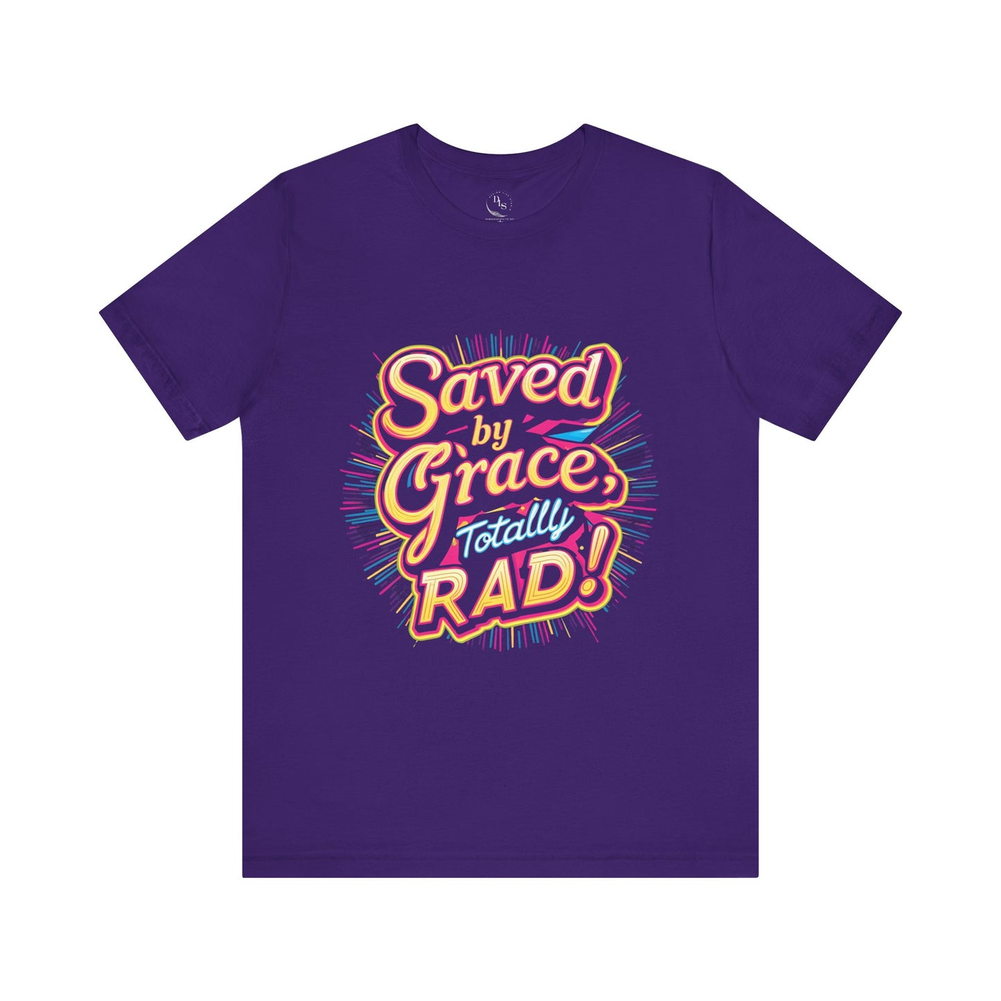 Saved by Grace Totally Rad. Jersey Short Sleeve Tee