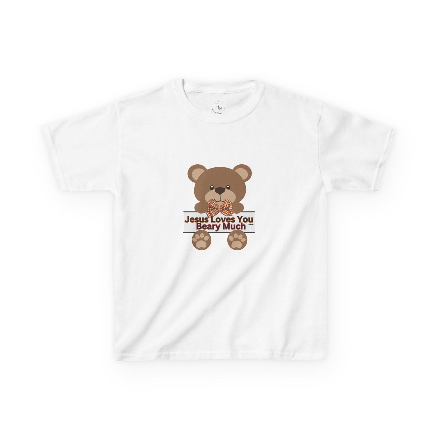 Kids Bear Tee - Jesus Loves You Beary Much! Cute Cotton T-Shirt for Kids, Birthday Gift, Kids' Casual Wear, Gifts for Children