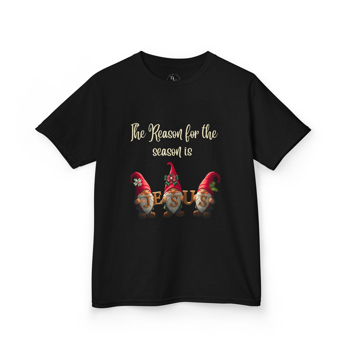 Kids Christmas Gnome Tee — "The Reason for the Season" Holiday Shirt