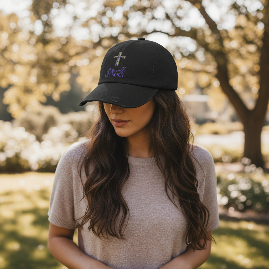 Unisex Distressed Cap
