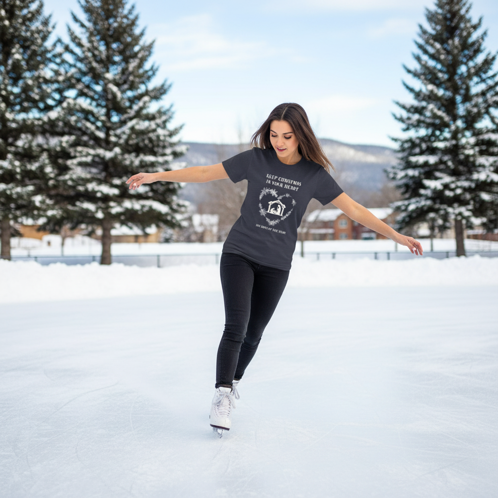 Keep Christmas in your Heart 365 Days a Year.  Jersey Short Sleeve Tee
