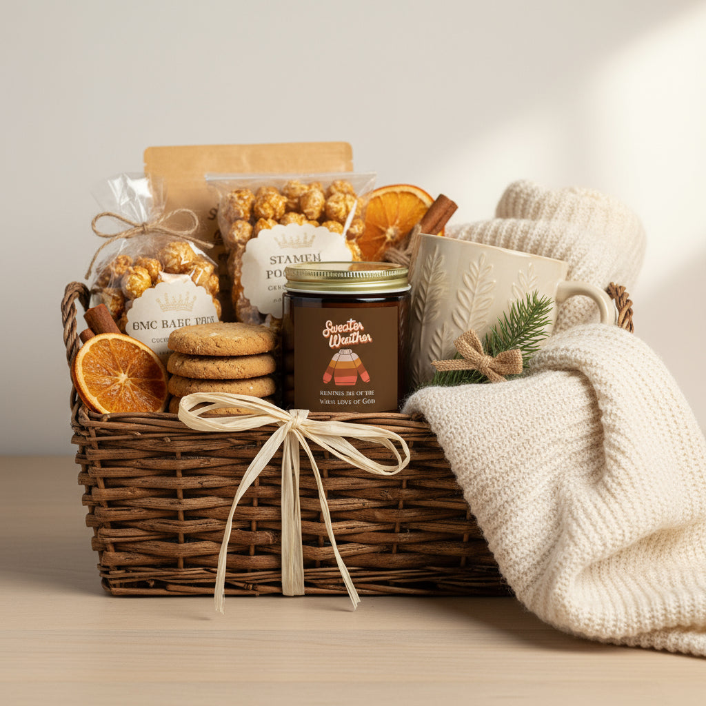 Coconut Apricot Scented Candle - Cozy Fall Vibes, Perfect Gift for Home, Aromatherapy, Relaxation, Winter Decor, Seasonal Candle