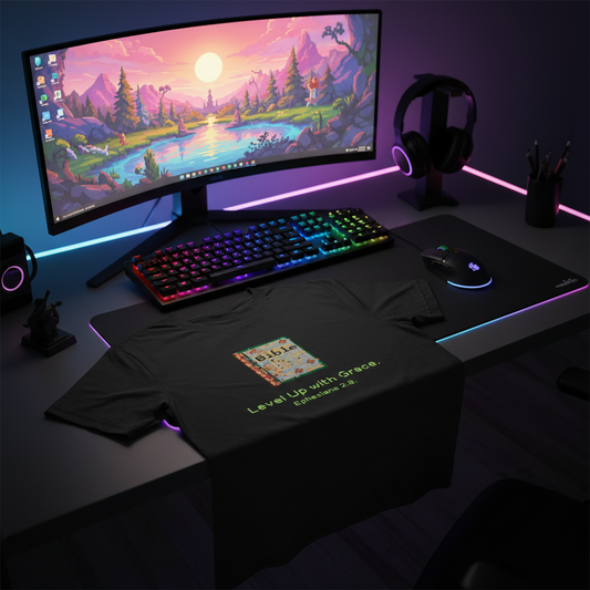 Level Up with Grace -  Jersey Short Sleeve Tee