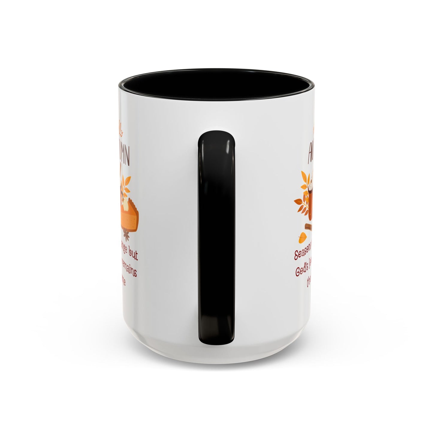 Autumn Accent Coffee Mug - Seasonal Warmth for Cozy Moments, Fall Decor, Gift for Friends, Coffee Lovers, Home and Kitchen