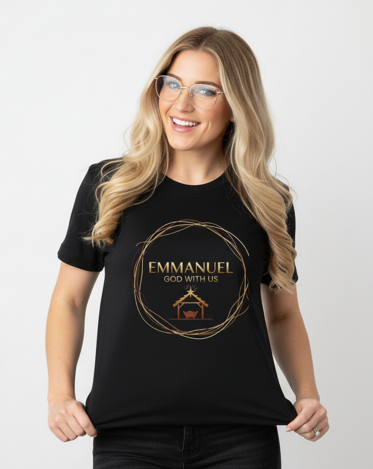 Emmanuel 'God With Us' Christmas T-Shirt