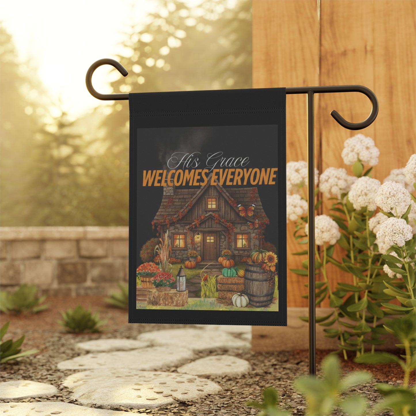 His Grace Welcomes Everyone, Fall Cottage Design