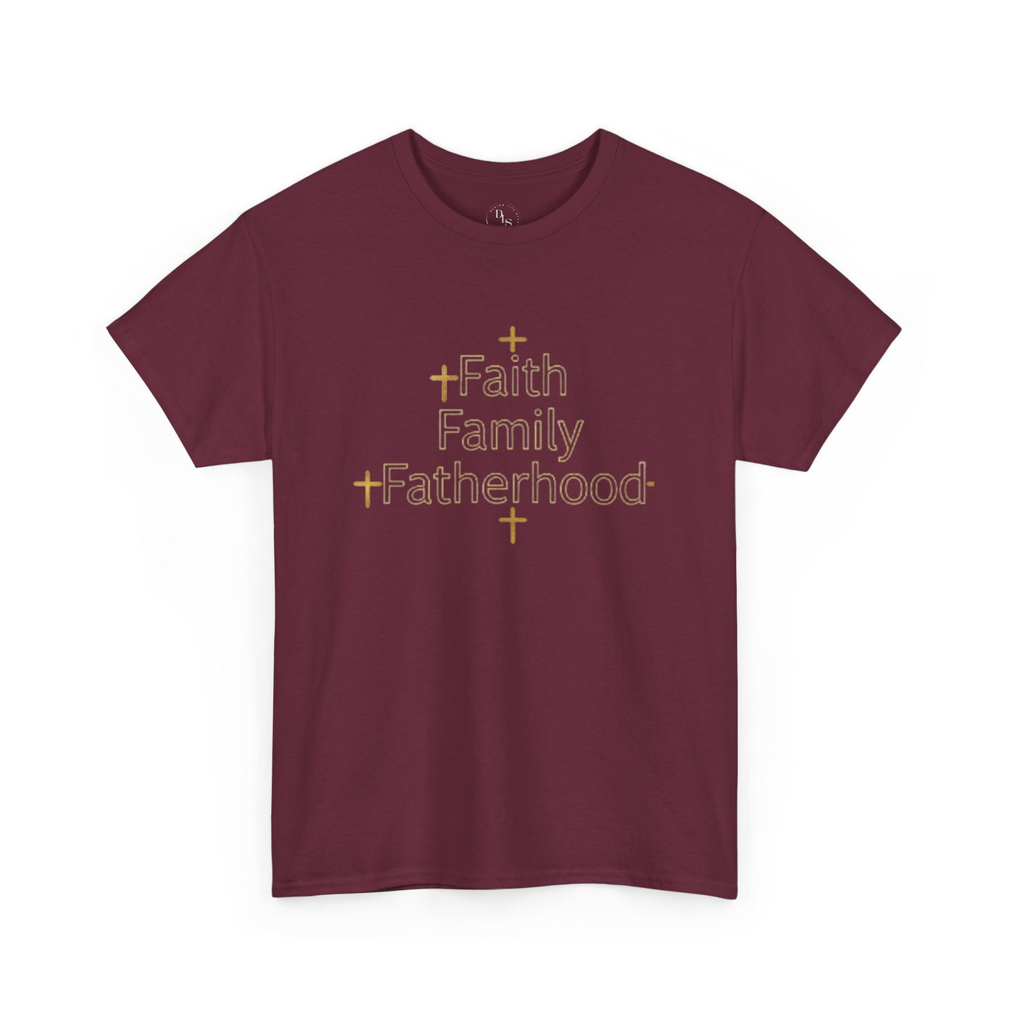 Faith, Family, Fatherhood Heavy Cotton Tee