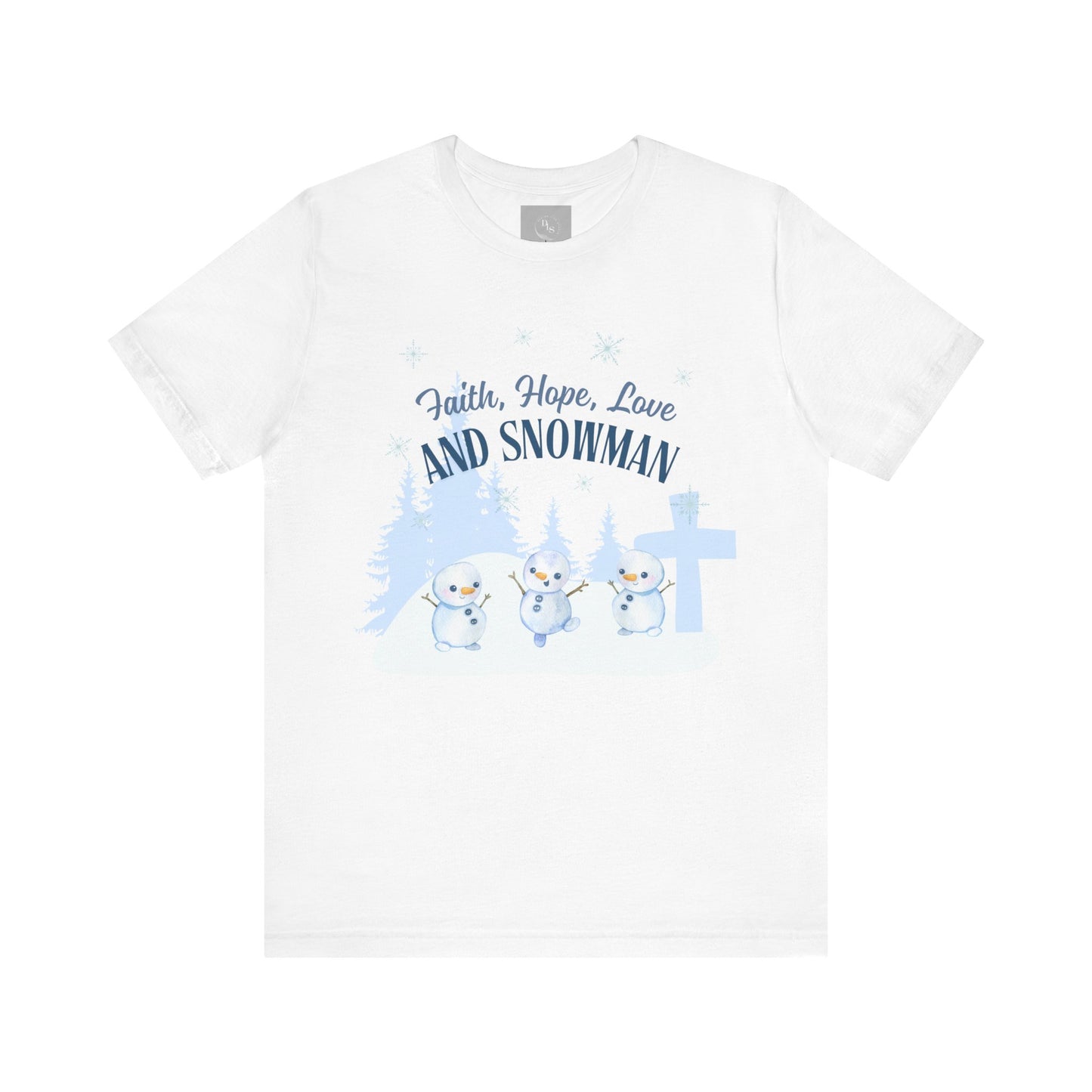 Faith, Hope, Love Snowman Tee