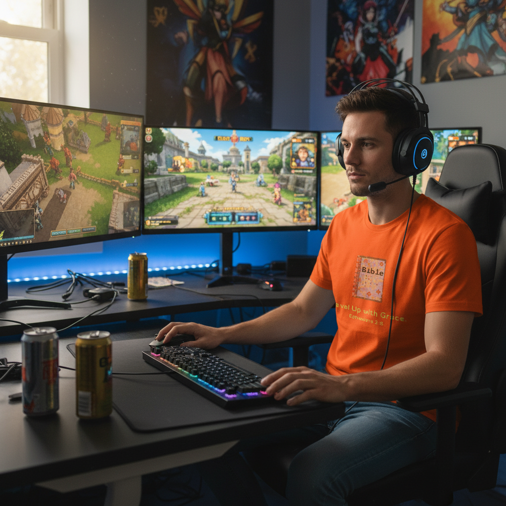 Level Up with Grace -  Jersey Short Sleeve Tee