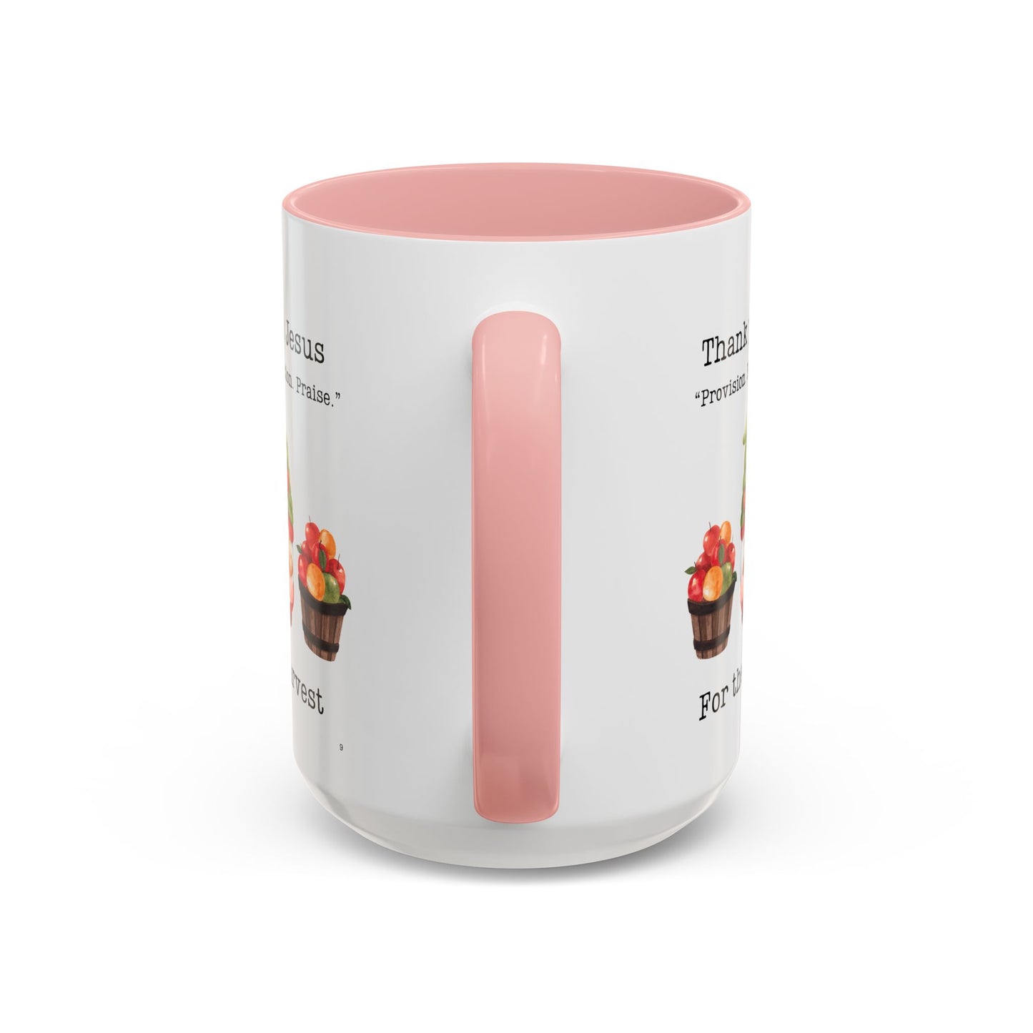 Thank You Jesus Harvest Coffee Mug - Inspirational Gift, Religious Mugs for Thanksgiving, Fall Decor, Kitchen Supplies, Christian Gifts