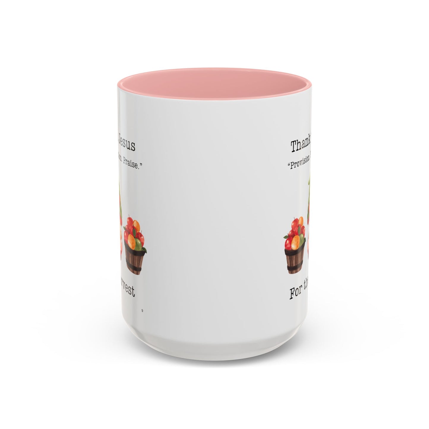 Thank You Jesus Harvest Coffee Mug - Inspirational Gift, Religious Mugs for Thanksgiving, Fall Decor, Kitchen Supplies, Christian Gifts