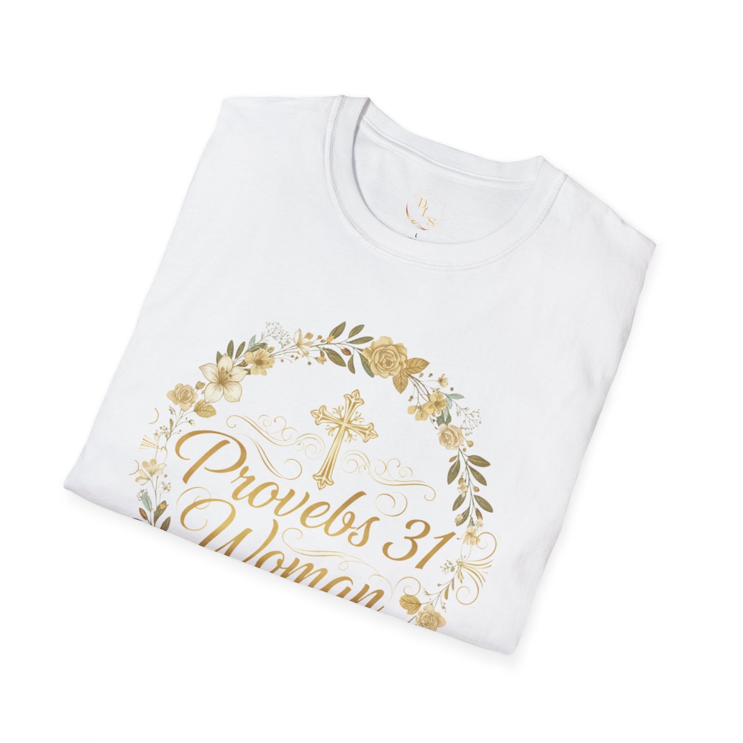 Proverbs 31 Woman Floral Cross T-Shirt
