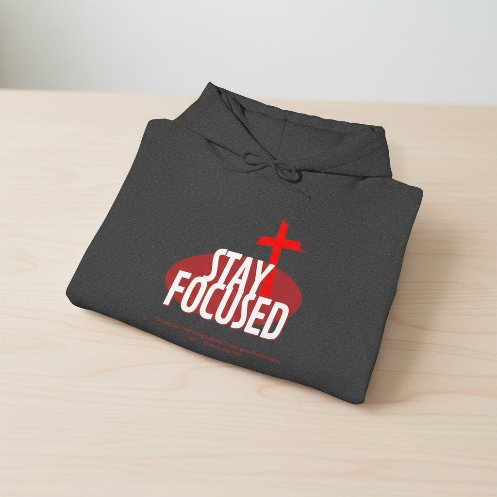 Stay Focused on Jesus T Shirt with BIble Verse