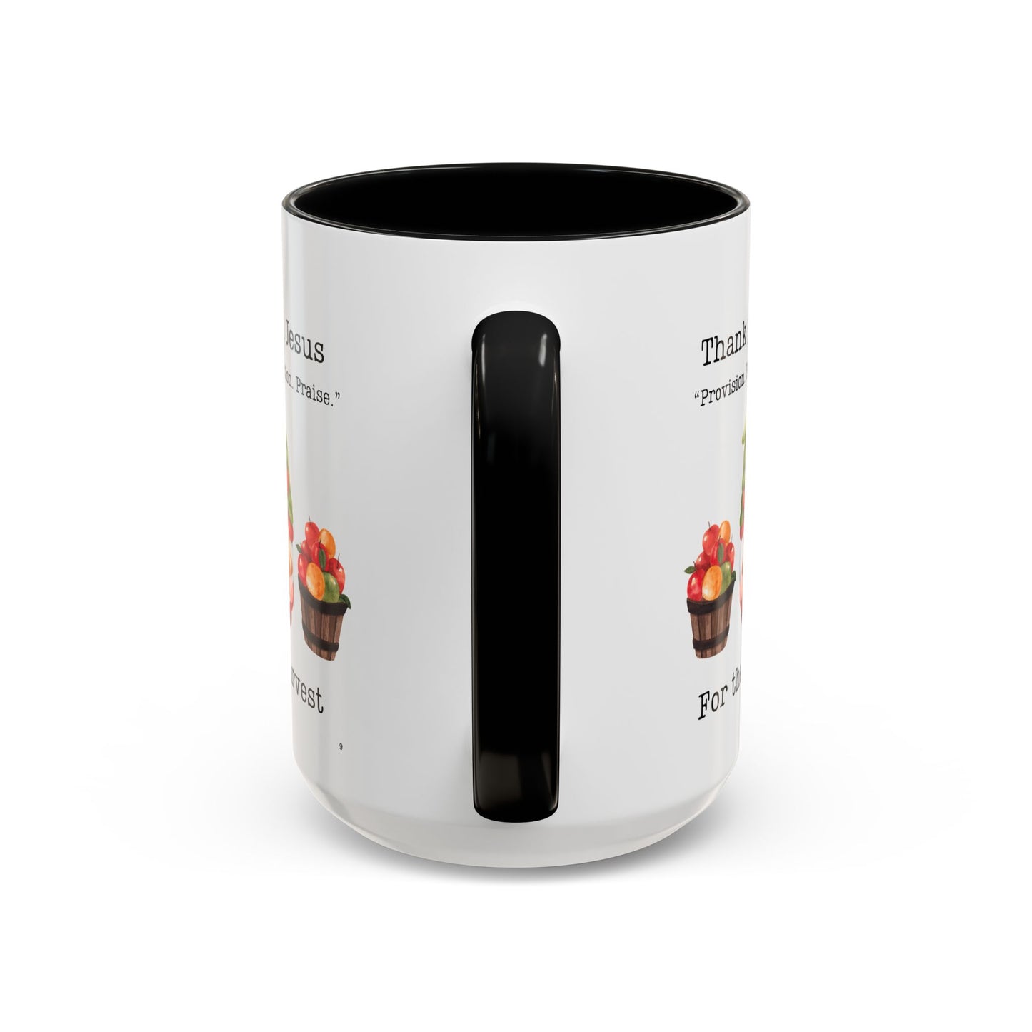 Thank You Jesus Harvest Coffee Mug - Inspirational Gift, Religious Mugs for Thanksgiving, Fall Decor, Kitchen Supplies, Christian Gifts